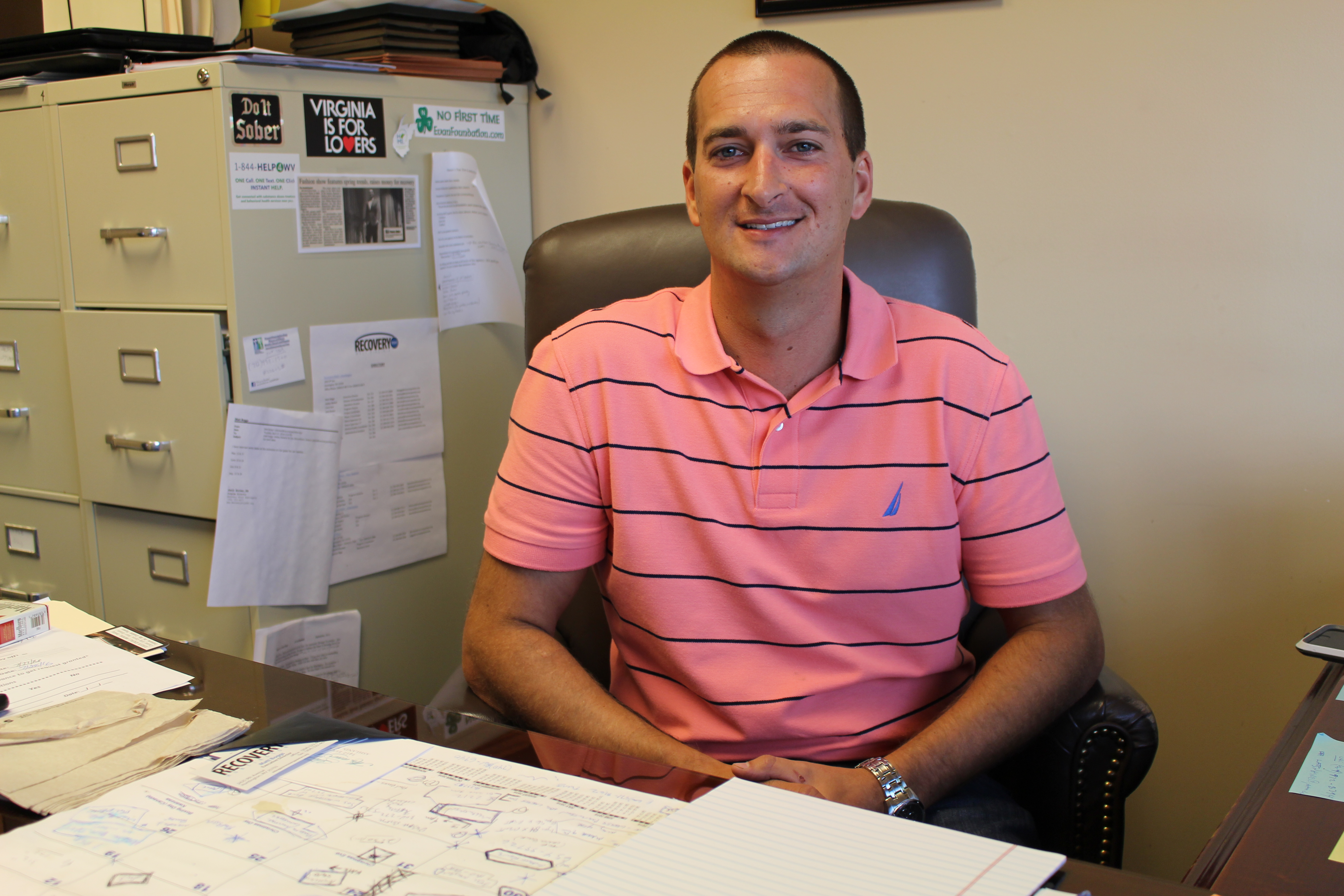 Matt Boggs takes an abstinence-based approach to treatment at Huntington's Recovery Point. 