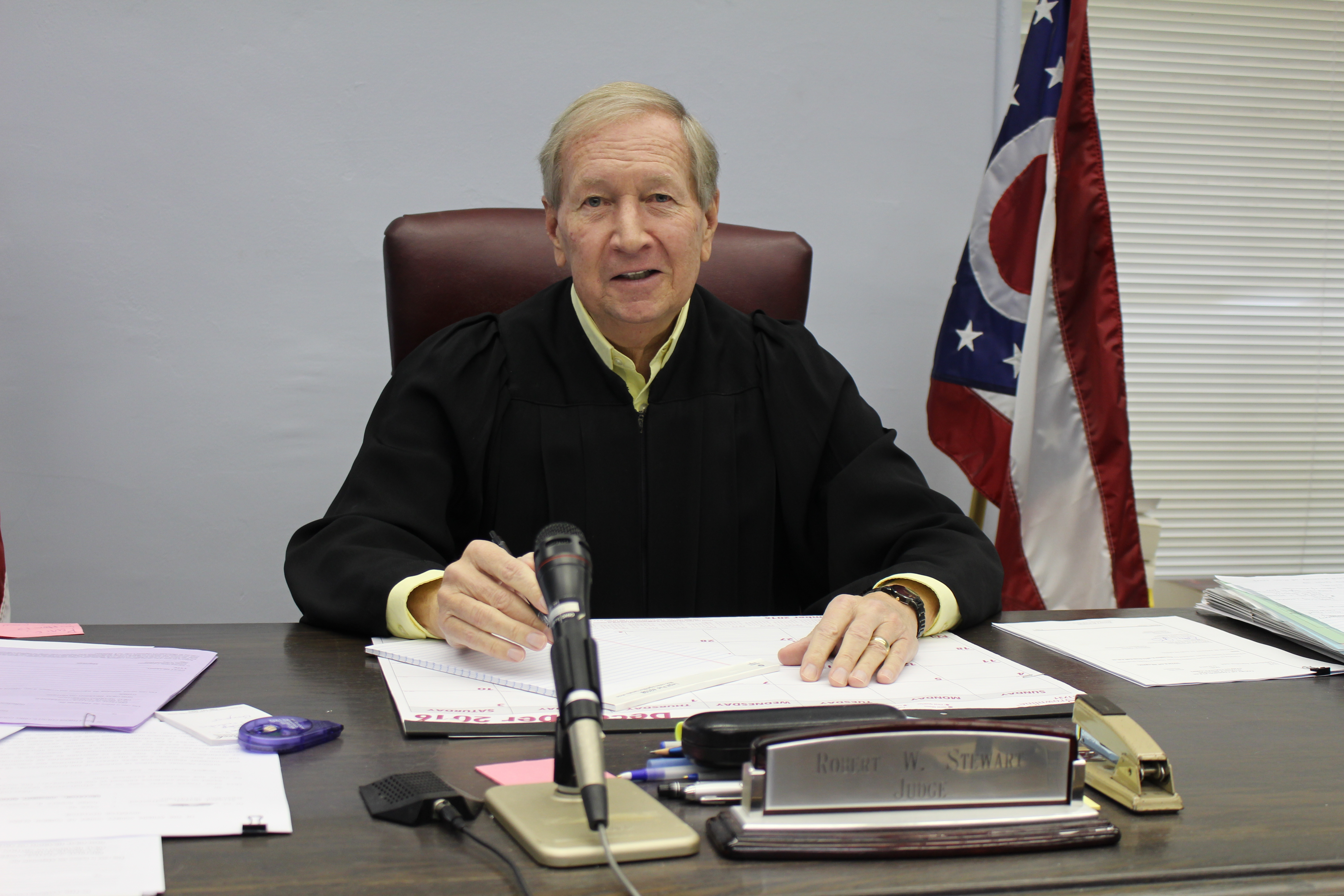 Athens County, Ohio, Judge Robert W. Stewart says CASA volunteers save the county money and provide a valuable service.